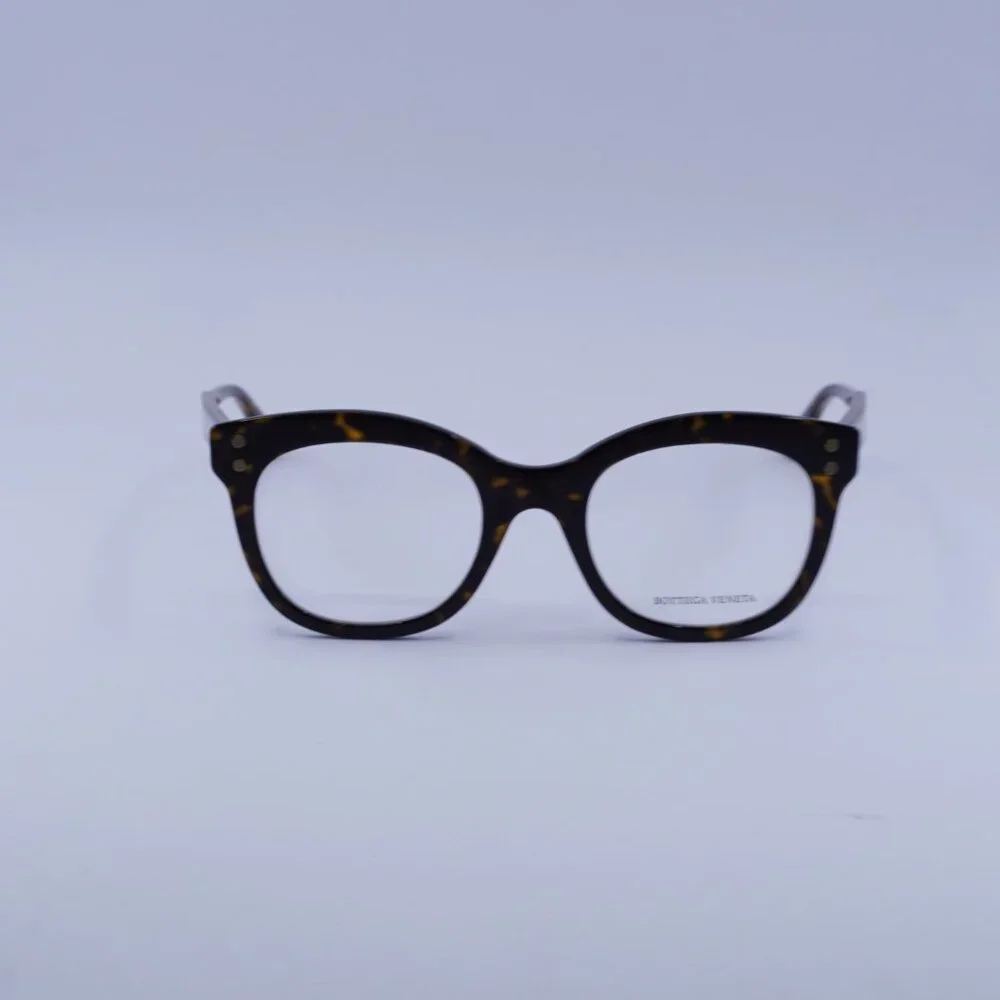 Bottega Veneta BV0241O 002 Eyeglasses Havana 49mm Square Frame